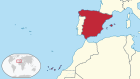 Localización de España.