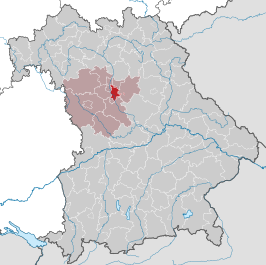 Kaart van Neurenberg