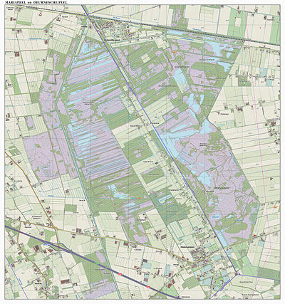 Mariapeel en Deurnesche Peel, topografie