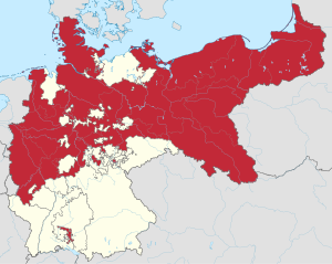 1871년부터 1918년까지 독일 제국 내의 프로이센 왕국