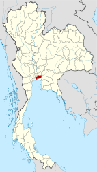 lega mestnega območja na Tajskem