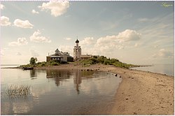 Kamenny Monastery, in Lake Kubenskoye