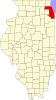 Localização do Condado de Cook (Illinois)