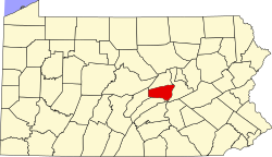 Vị trí quận Snyder trong tiểu bang Pennsylvania ở Hoa Kỳ