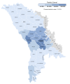 Votes won by the Liberal Party (PL) in the April 2009 legislative election by raion and municipality