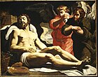 Мёртвый Христос в гробнице с двумя ангелами. Ок. 1610. Холст, масло. Метрополитен-музей, Нью-Йорк