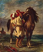 Marocain sellant son cheval, 1855, Gosudárstvennyj Ermitáž