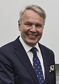 Foreign Secretary Cleverly met with Pekka Haavisto to congratulate Finland's membership of NATO (cropped).jpg