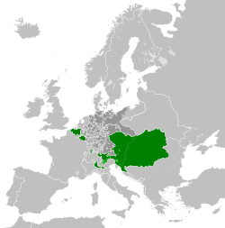 Location of Habsburgų monarchija