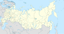 پایگاه فضایی بایکونور در روسیه واقع شده