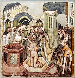 Histoires de Sainte Ursule - Baptême du prince d'Angleterre - Museo Civico, Trévise