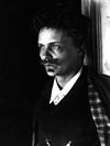 August Strindberg på ett fotografi taget av honom själv