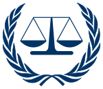 لوگوی رسمی دیوان کیفری بین‌المللی International Criminal Court Cour Pénale Internationale