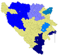 Srpske autonomne oblasti u rujnu 1991.: Bosanska krajina, Sjeverna Bosna, Semberija, Romanija, (Istočna) Hercegovina