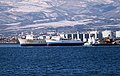 函館港に接岸中の「あさかぜ3号」「第二ひやま」 （1986年3月28日）