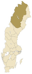 Poziția localității Lappland