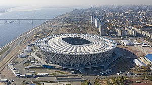 Luftbild der Wolgograd-Arena