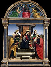 Madonna and Child Enthroned with Saints 1503-1505