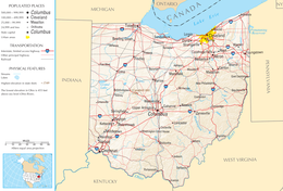 Ohio – Mappa