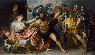 La Capture de Samson, 1628-1630.