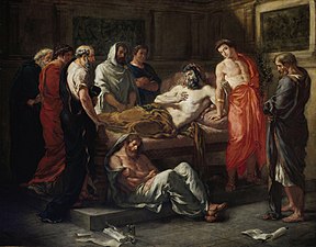 Últimes pallabres del emperador Marco Aurelio, 1844, Muséu de Belles Artes de Lyon
