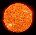 28. A NASA Solar Dynamics Observatory napfigyelő műholdjának légköri képalkotó műszeregyüttesével (Atmospheric Imaging Assembly) készített kép a Napról. (javítás)/(csere)