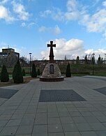 um monumento às vítimas da Grande Fome 1932-1933