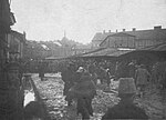 Пачатак вуліцы з боку Нізкага Рынку, 1897 г.