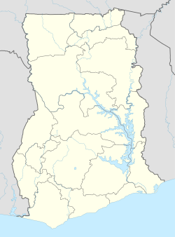 Tamale trên bản đồ Ghana