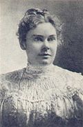 Lizzie Borden en 1889.