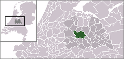 Poziția localității Utrecht