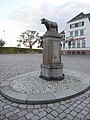 Stier-Brunnen vor dem ehemaligen Schlachthof Dresden