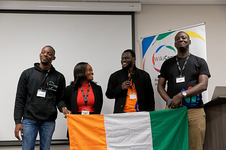 Wikimédia Côte d'Ivoire désigné organisatrice de la WikiConvention Francophone 2023 à la WikiConvention Francophone 2022