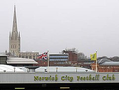 Sân vận động Carrow Road của thành phố Norwich