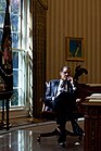 Barack Obama in the Oval Office, November 2010.