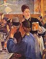 『ビヤホールのウェイトレス（フランス語版）』推定1878-80年。油彩、キャンバス97.1 × 77.5 cm。ナショナル・ギャラリー（ロンドン）[146]。
