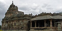 Jain temple at Lakkundi in Gadag district, Karnataka.
