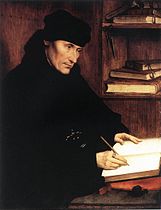 Quentin Metsys, Portrait d'Érasme, 1517.