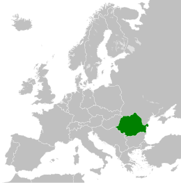 Romania - Localizzazione
