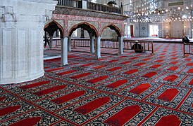 Interior de la mesquita de Selimiye