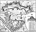 Deutsch: Karte der Stadt Zürich und ihrer Befestigungen aus dem 17. Jahrhundert