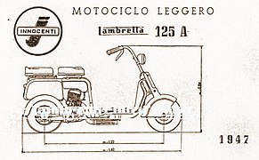 Model Original Lambretta saka Cesare Pallavicino