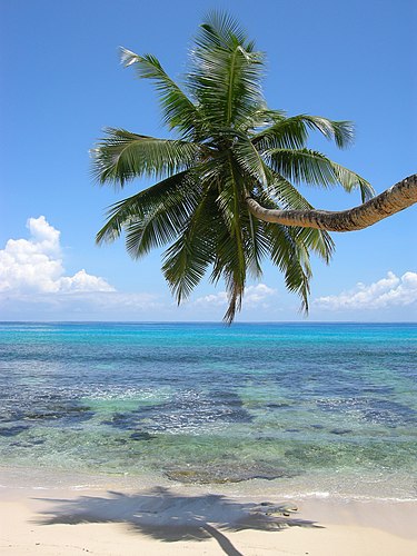 Пляж Анс-Такамака на острове Маэ, Сейшелы