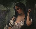 Pantulan Gypsy, karya Gustave Courbet