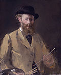 Autorretrato de Édouard Manet