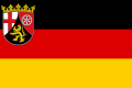 Land Rheinland-Pfalzs flagga.