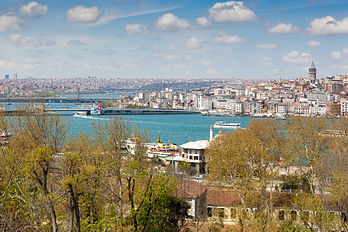 La Corne d’Or, à Istanbul. (définition réelle 4 252 × 2 835)