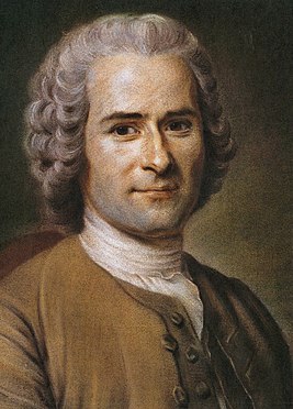 Žan-Žak Russon portret 18. voz'sadan koumes nelländeses, tegi francine Moris Kanten de Latur-pirdai (1704−1788), pastel' bumagal