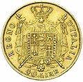 40 lire gold. 1812