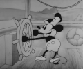 Image 18Excerpt of Steamboat Willie (1928), the first Mickey Mouse sound cartoon. (from The Walt Disney Company)